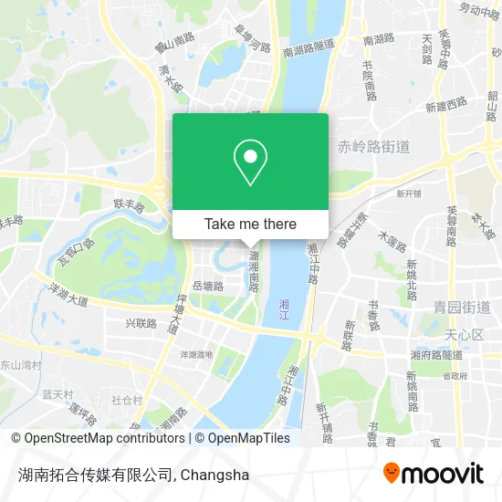 湖南拓合传媒有限公司 map