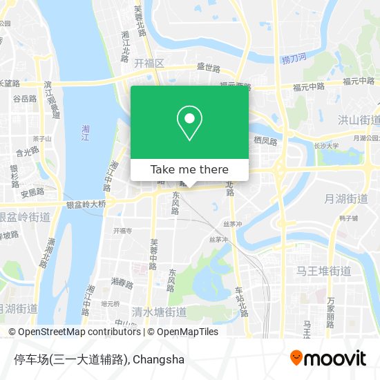停车场(三一大道辅路) map