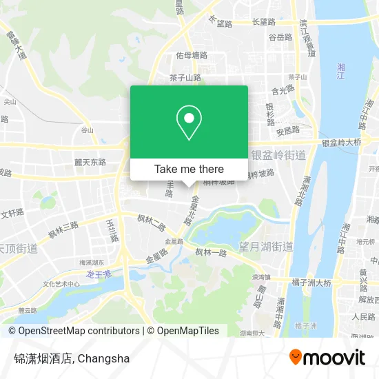 锦潇烟酒店 map