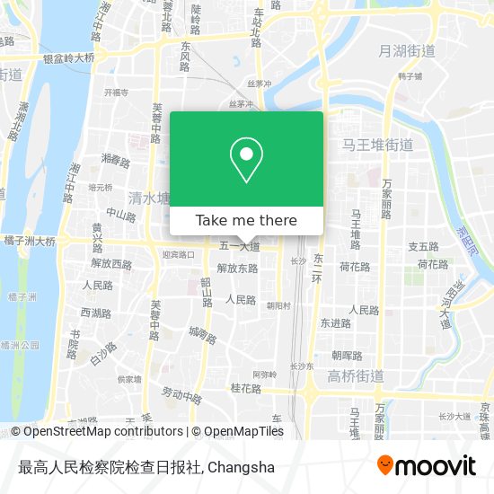 最高人民检察院检查日报社 map