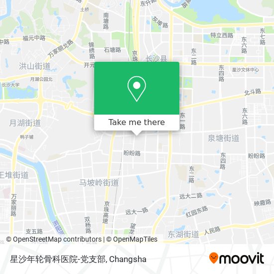 星沙年轮骨科医院-党支部 map