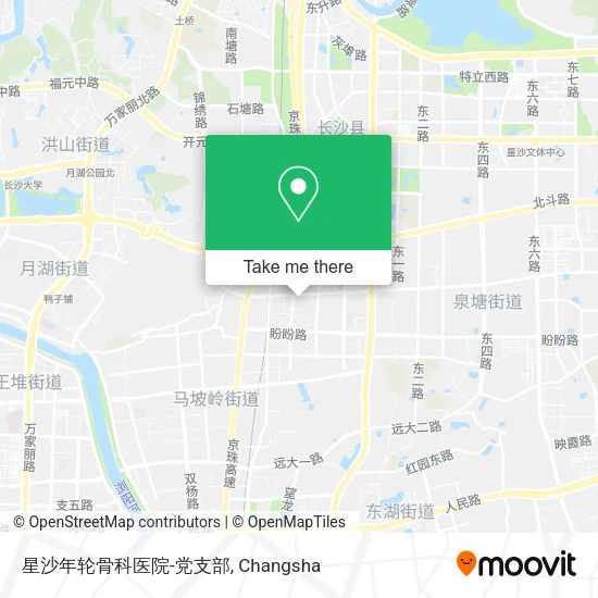 星沙年轮骨科医院-党支部 map