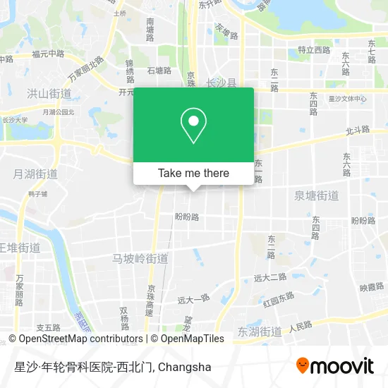 星沙·年轮骨科医院-西北门 map