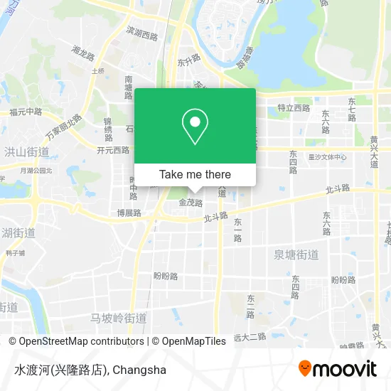 水渡河(兴隆路店) map