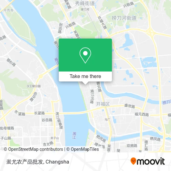 蚩尤农产品批发 map