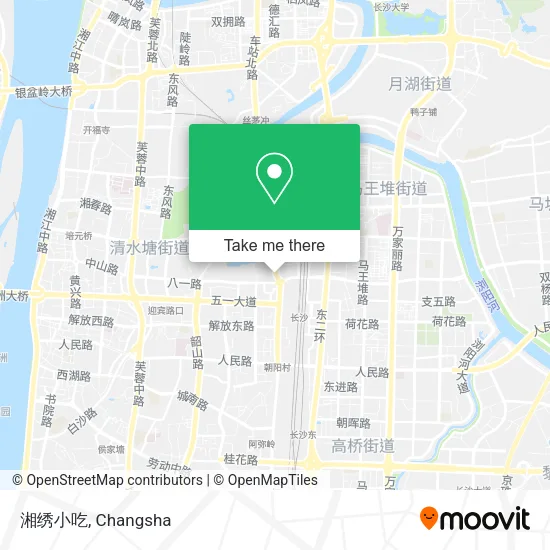 湘绣小吃 map