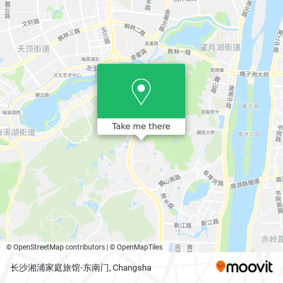 长沙湘浦家庭旅馆-东南门 map
