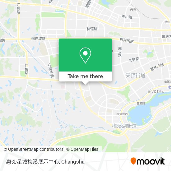 惠众星城梅溪展示中心 map