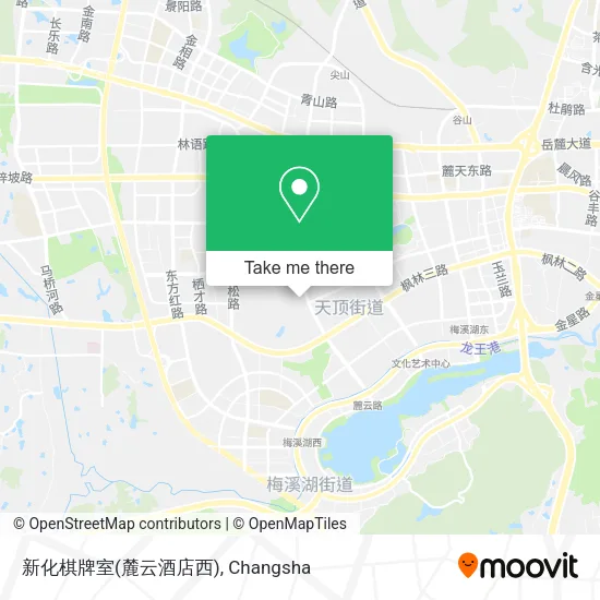 新化棋牌室(麓云酒店西) map