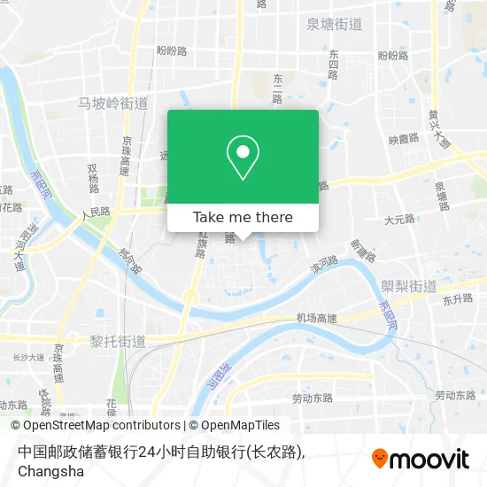 中国邮政储蓄银行24小时自助银行(长农路) map