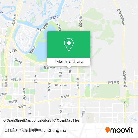 a靓车行汽车护理中心 map