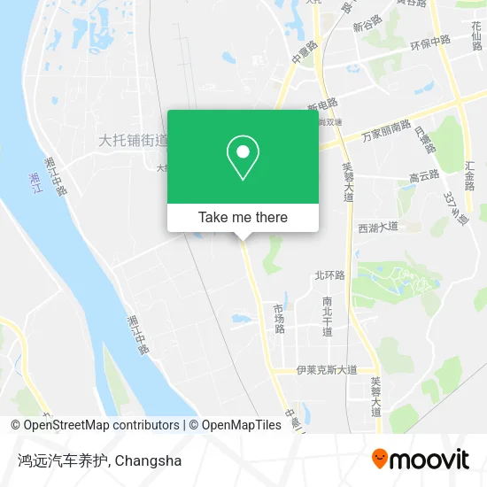 鸿远汽车养护 map