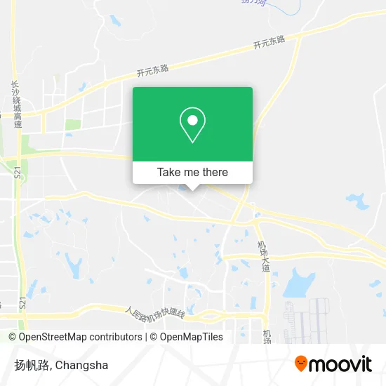扬帆路 map