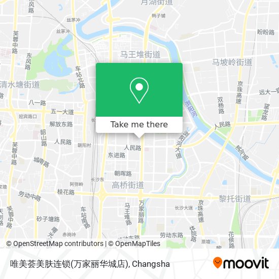 唯美荟美肤连锁(万家丽华城店) map