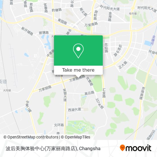 波后美胸体验中心(万家丽南路店) map