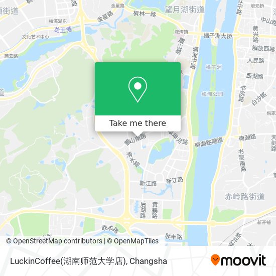 LuckinCoffee(湖南师范大学店) map