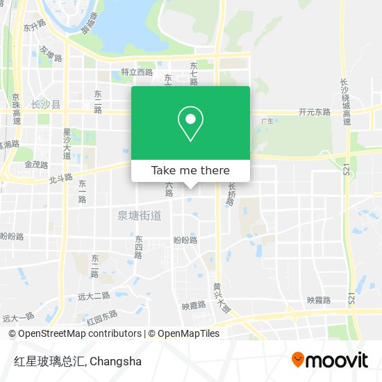 红星玻璃总汇 map