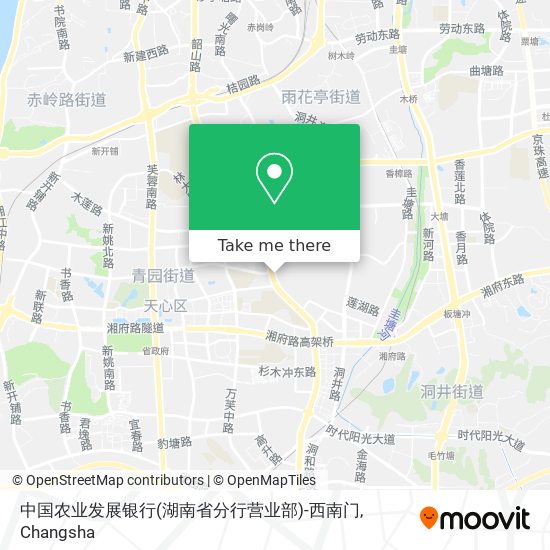 中国农业发展银行(湖南省分行营业部)-西南门 map