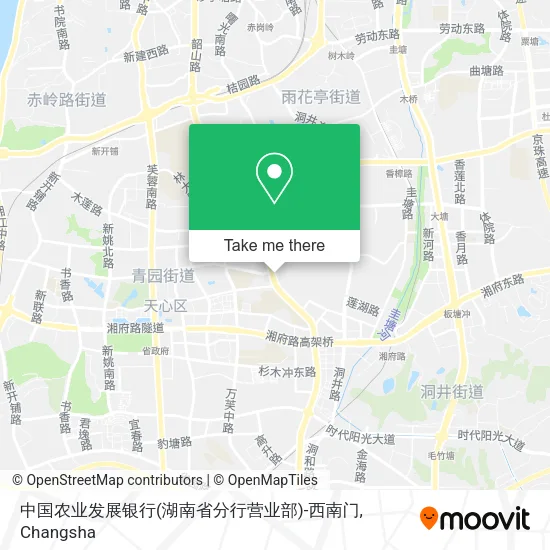 中国农业发展银行(湖南省分行营业部)-西南门 map