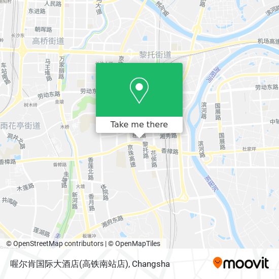 喔尔肯国际大酒店(高铁南站店) map