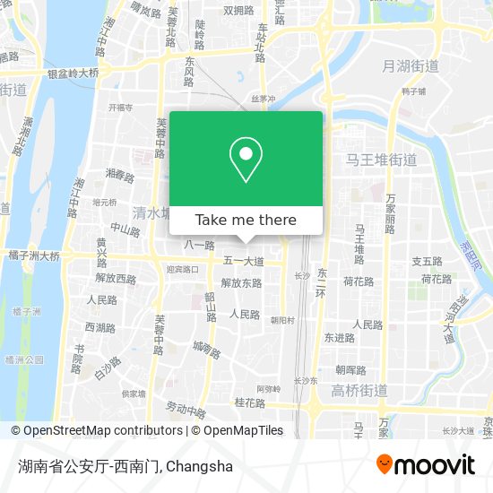 湖南省公安厅-西南门 map