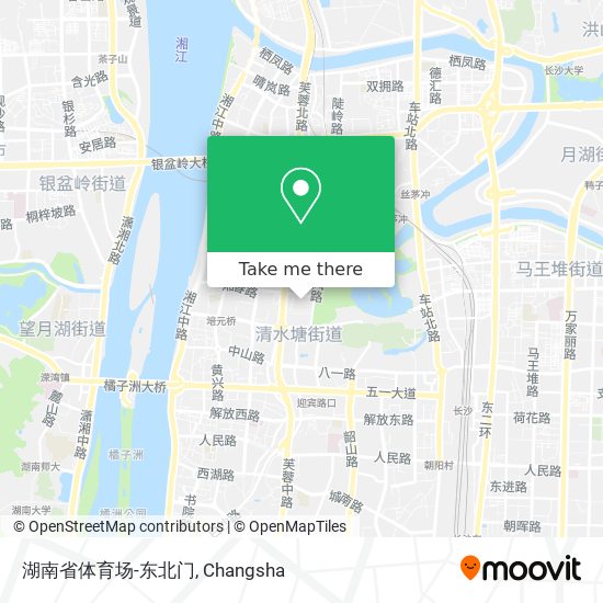 湖南省体育场-东北门 map