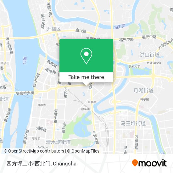 四方坪二小-西北门 map