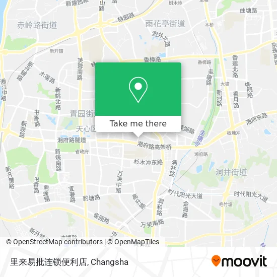 里来易批连锁便利店 map