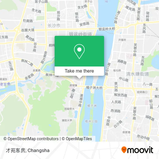 才苑客房 map