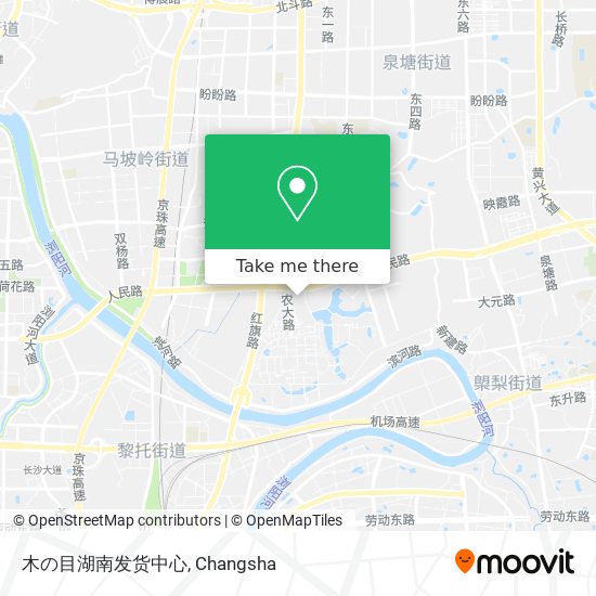 木の目湖南发货中心 map
