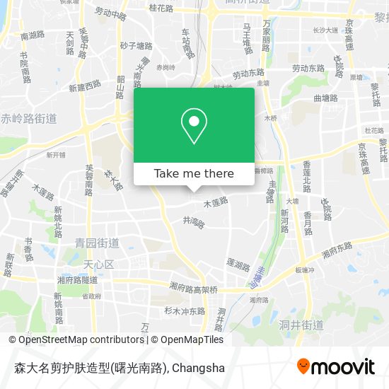 森大名剪护肤造型(曙光南路) map
