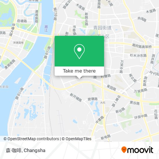 森·咖啡 map