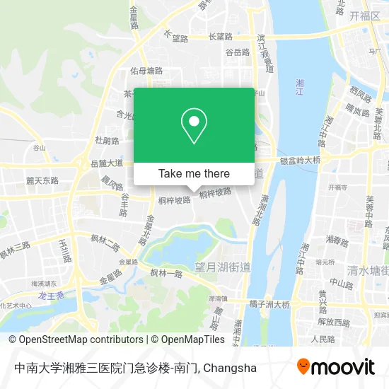 中南大学湘雅三医院门急诊楼-南门 map