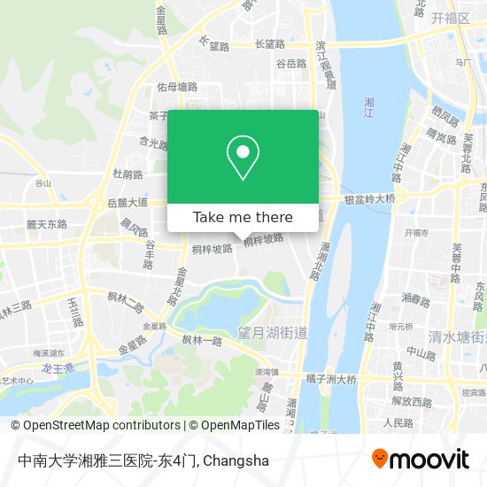 中南大学湘雅三医院-东4门 map