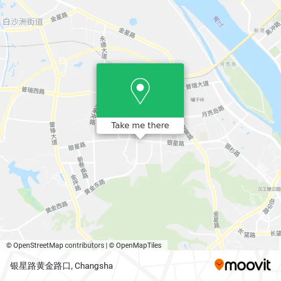 银星路黄金路口 map