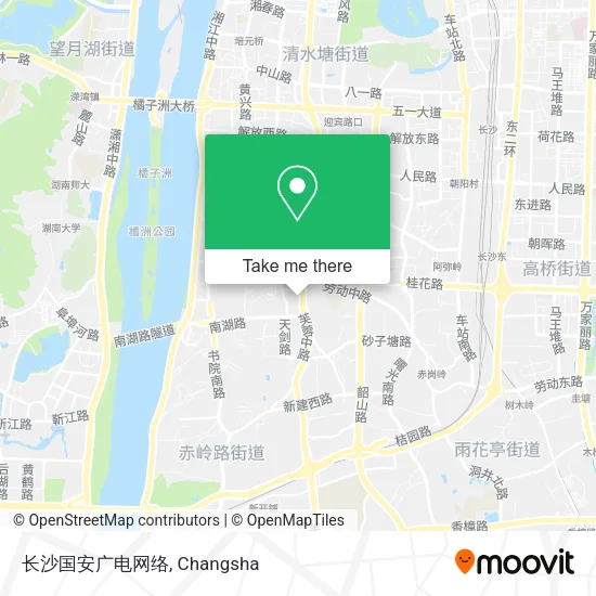 长沙国安广电网络 map