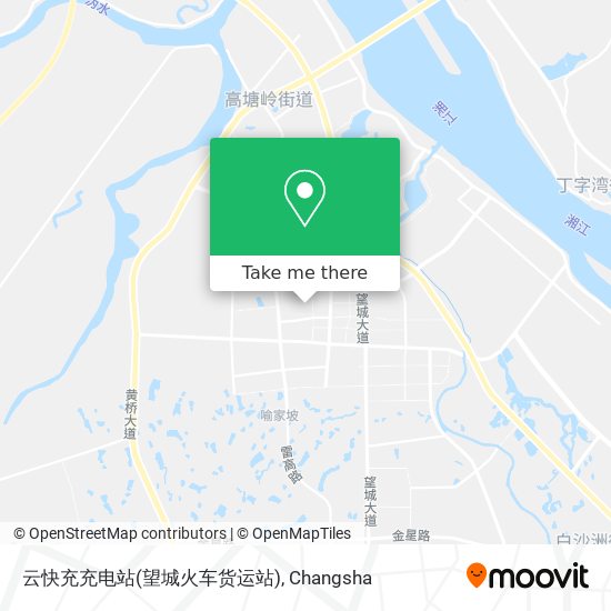 云快充充电站(望城火车货运站) map