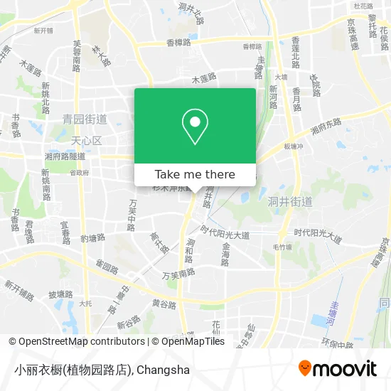 小丽衣橱(植物园路店) map