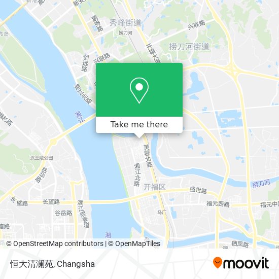 恒大清澜苑 map
