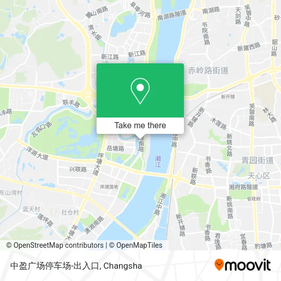 中盈广场停车场-出入口 map