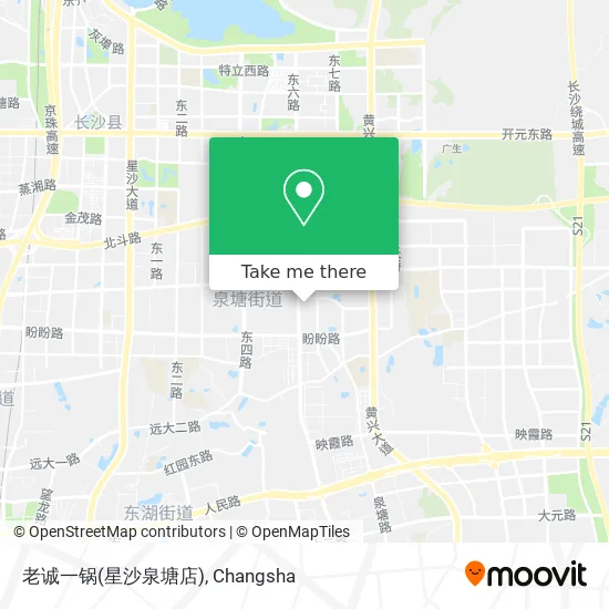 老诚一锅(星沙泉塘店) map