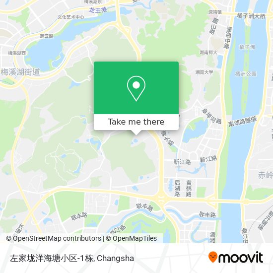 左家垅洋海塘小区-1栋 map