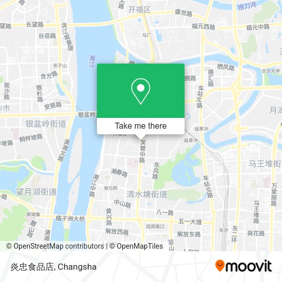 炎忠食品店 map