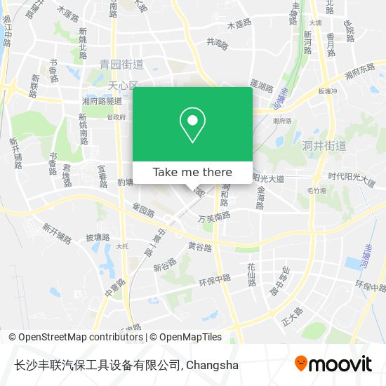 长沙丰联汽保工具设备有限公司 map