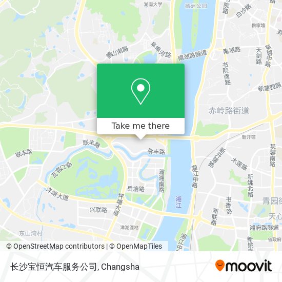 长沙宝恒汽车服务公司 map