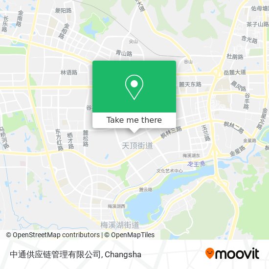 中通供应链管理有限公司 map