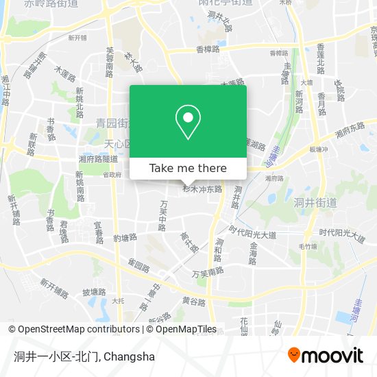 洞井一小区-北门 map