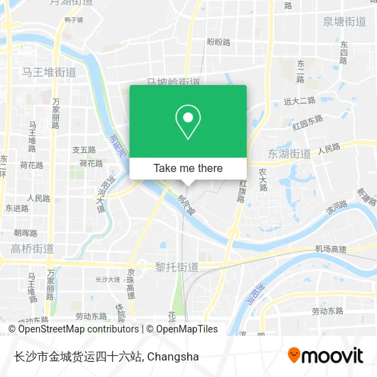 长沙市金城货运四十六站 map