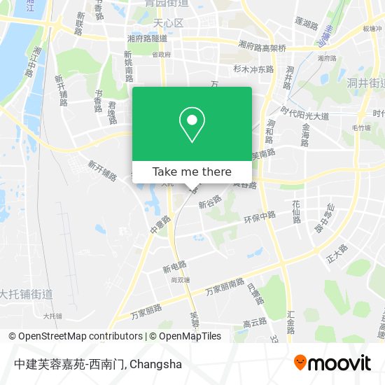 中建芙蓉嘉苑-西南门 map