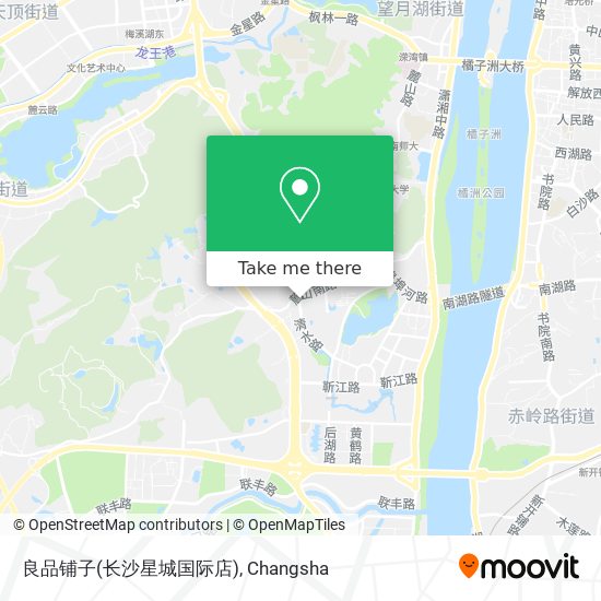 良品铺子(长沙星城国际店) map